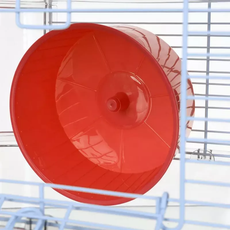 Näriliste puur ZOLUX Rody3 Trio — väikeloomaelupaik, metall/plast, 410×270×530 mm, 3 kg, sisaldab jooksuratast