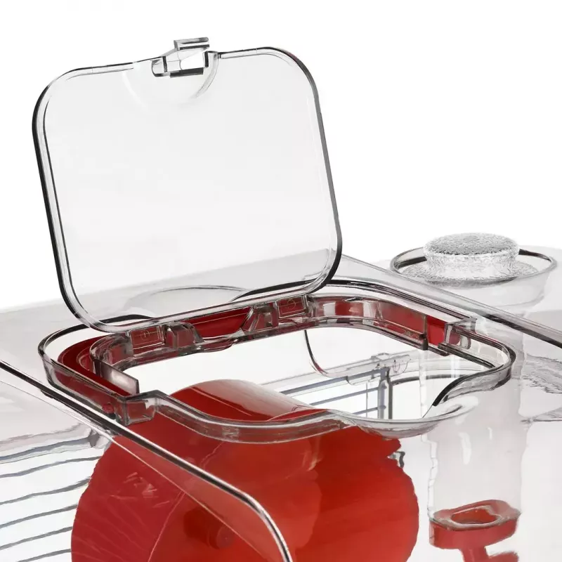 Näriliste puur ZOLUX Rody3 Trio — väikeloomaelupaik, metall/plast, 410×270×530 mm, 3 kg, sisaldab jooksuratast