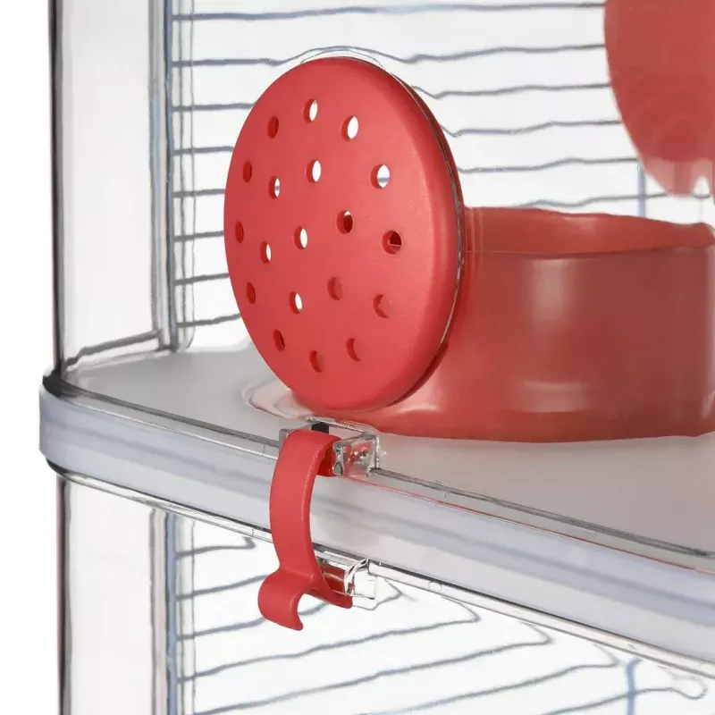 Näriliste puur ZOLUX Rody3 Trio — väikeloomaelupaik, metall/plast, 410×270×530 mm, 3 kg, sisaldab jooksuratast