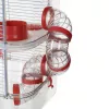 Näriliste puur ZOLUX Rody3 Trio — väikeloomaelupaik, metall/plast, 410×270×530 mm, 3 kg, sisaldab jooksuratast