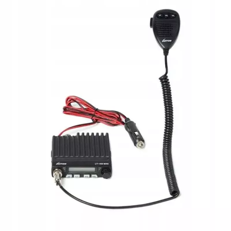 Autoraadio Luiton LT-198, 40 AM/FM kanalit, 4 W, 12–24 V, must, sigaretisüütaja pistik