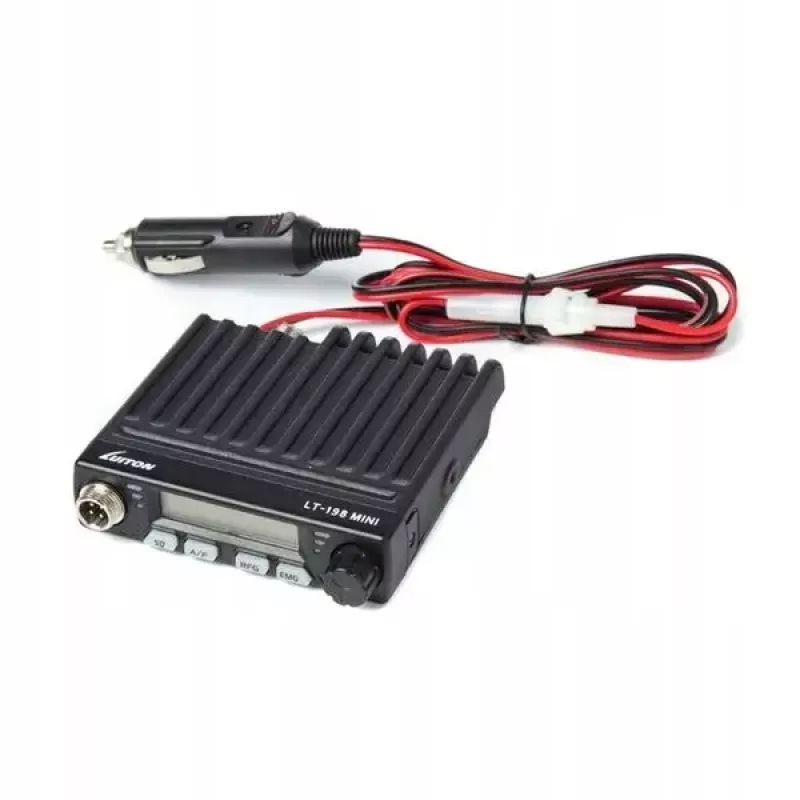 Autoraadio Luiton LT-198, 40 AM/FM kanalit, 4 W, 12–24 V, must, sigaretisüütaja pistik