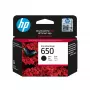 HP 650 Must Originaal Ink Advantage kassett, must, 1 tk, 360 lehekülge