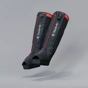 Survesaapad Therabody Recovery Air Jetboots Pro Plus — Täispikad, tavalised, pneumaatilised 20–100 mmHg, vibratsioon, LCD, taaslaetav