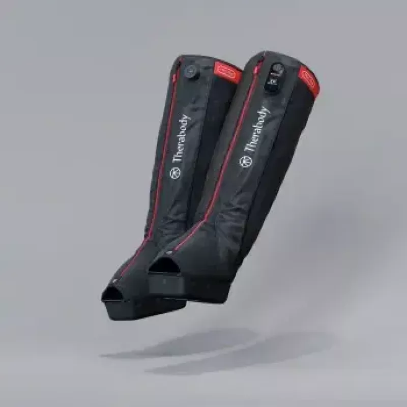 Survesaapad Therabody Recovery Air Jetboots Pro Plus — Täispikad, tavalised, pneumaatilised 20–100 mmHg, vibratsioon, LCD, taaslaetav