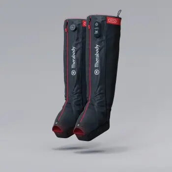 Survesaapad Therabody Recovery Air Jetboots Pro Plus — Täispikad, tavalised, pneumaatilised 20–100 mmHg, vibratsioon, LCD, taaslaetav