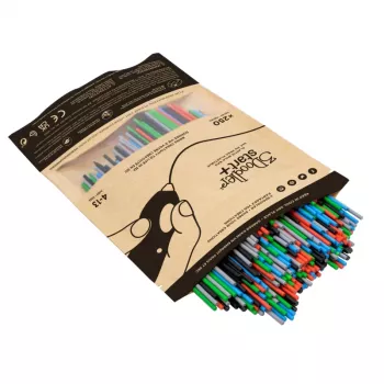 3Doodler Primary Pow Mixed Bag 250 Kompostitav plastik Sinine, Roheline, Hall, Punane 1 g