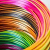 3Doodler FLOW-TRIFILLS 3D printimise materjal Polüpiimhape (PLA) Must, Sinine, Vasekarva, Kuldne, Roheline, Lilla, Punane 260 g