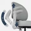 Pöördtool mark adler Junior 5.0 — ergonoomiline võrk seljatugi, vahtpolsterdatud iste, reguleeritav kõrgus 42–54 cm, hall