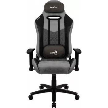 Mängutool AEROCOOL DUKE AeroSuede Must Hall — 2D käetoed, liblikmehhanism, max kasutaja 150 kg