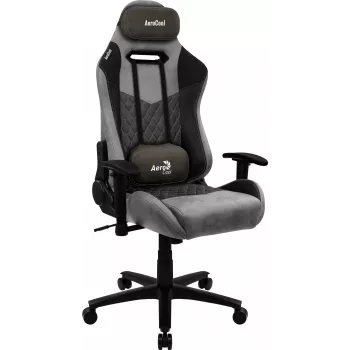 Mängutool AEROCOOL DUKE AeroSuede Must Hall — 2D käetoed, liblikmehhanism, max kasutaja 150 kg