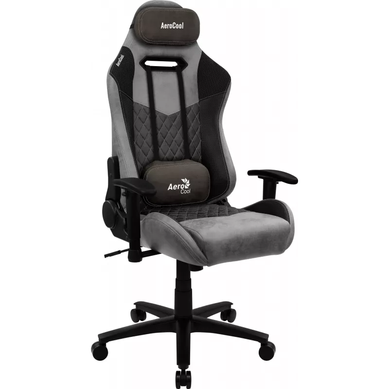 Mängutool AEROCOOL DUKE AeroSuede Must Hall — 2D käetoed, liblikmehhanism, max kasutaja 150 kg