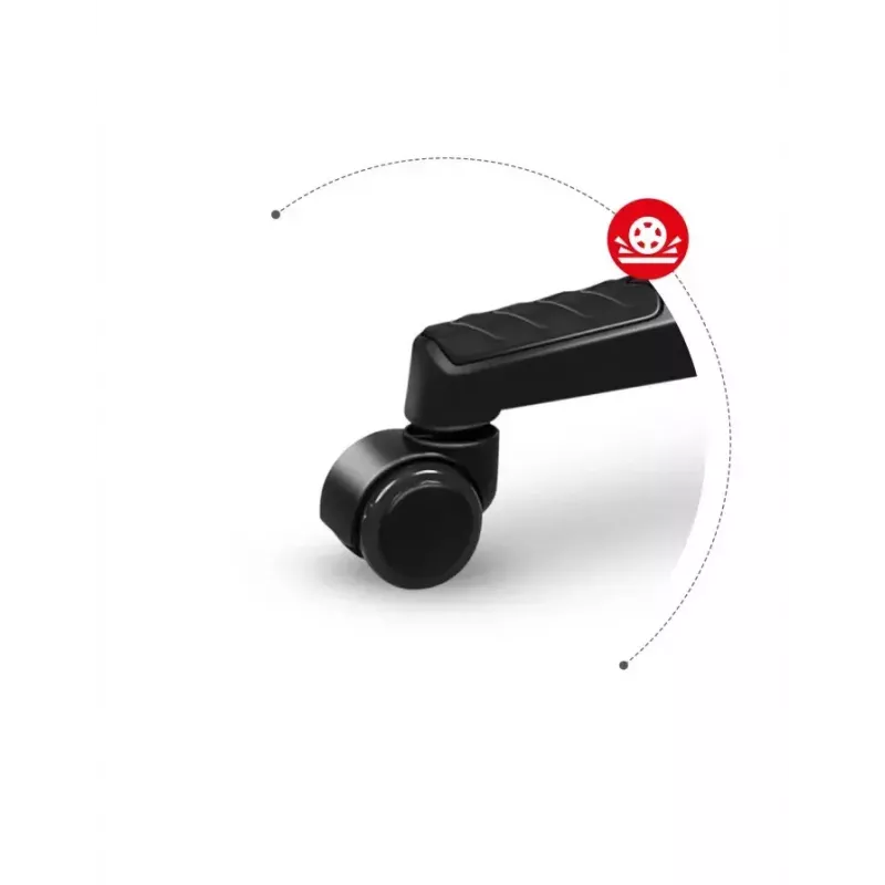 Mängutool Huzaro FORCE 4.4 RGB must — kangast polsterdatud istmekauss, max 130 kg, reguleeritav seljatugi, kõrgus 115–125 cm, RGB-valgustus