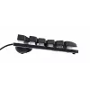 Trust GXT 833 Thado klaviatuur mängimiseks USB Hollandi Must, Hõbedane