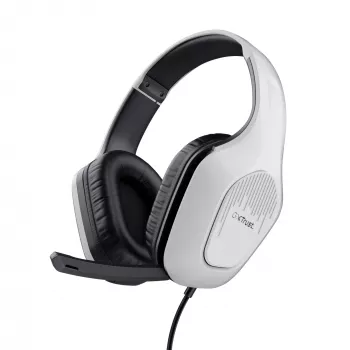 Trust GXT 415W Zirox Peakomplekt Juhtmega Peapael Mängimine Valge