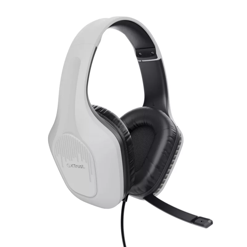 Trust GXT 415W Zirox Peakomplekt Juhtmega Peapael Mängimine Valge
