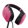 Trust GXT 415P Zirox Peakomplekt Juhtmega Peapael Mängimine Roosa
