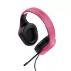 Trust GXT 415P Zirox Peakomplekt Juhtmega Peapael Mängimine Roosa