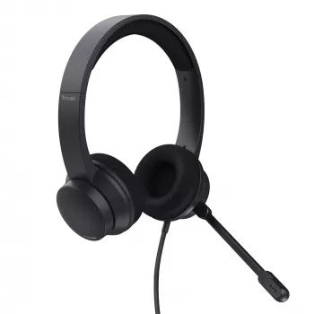 Trust Ayda Headset Wired Head-band Calls/Music USB Type-A Must
