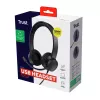 Trust Ayda Headset Wired Head-band Calls/Music USB Type-A Must