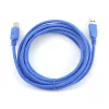 GEMBIRD USB 3.0 kaabel A-pistik/B-pistik 3 m – sinine