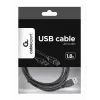 GEMBIRD USB 2.0 A-pistik B-pistik kaabel 2,0 m (6 jalga) – must / hulgipakend (ccp-USB2-ambm-6)