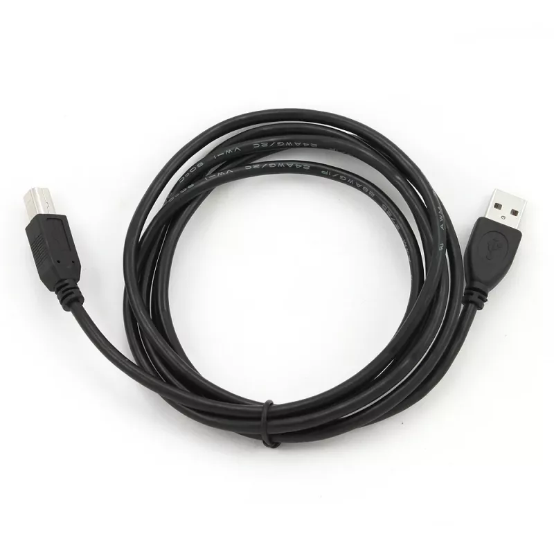GEMBIRD USB 2.0 A-pistik B-pistik kaabel 2,0 m (6 jalga) – must / hulgipakend (ccp-USB2-ambm-6)