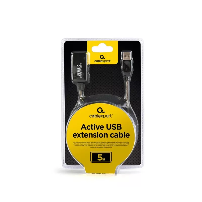 GEMBIRD aktiivne pikenduskaabel USB 2.0 - 5 m