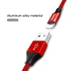 USB-A kuni Lightning kaabel Baseus Yiven 1.8 m, 2 A väljund, punane, termoplastsest elastomeerist ümbris