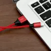 USB-A kuni Lightning kaabel Baseus Yiven 1.8 m, 2 A väljund, punane, termoplastsest elastomeerist ümbris