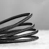 BASEUS punutud Cafule kiirlaadimiskaabel - USB Type-A kuni Type-C 2A - 2 m - must (nailon)