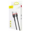 BASEUS punutud Cafule kiirlaadimiskaabel - USB Type-A kuni Type-C 2A - 2 m - must (nailon)