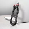 BASEUS punutud Cafule kiirlaadimiskaabel - USB Type-A kuni Type-C 2A - 2 m - must (nailon)