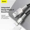 BASEUS Fast Charge Cafule andmekaabel - USB Type-A Lightningule - 480Mbps (2.4A PD) - 1m - Must