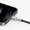 BASEUS Fast Charge Cafule andmekaabel - USB Type-A Lightningule - 480Mbps (2.4A PD) - 1m - Must