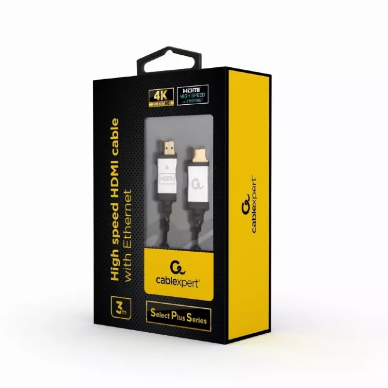 GEMBIRD kiire HDMI-kaabel Ethernetiga - Select Plus seeria, 3m