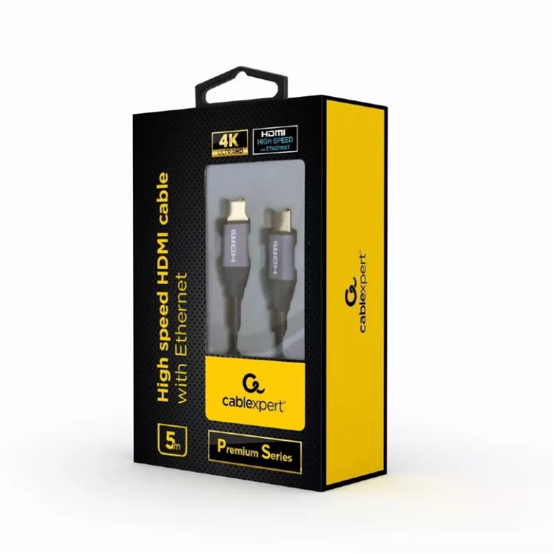 GEMBIRD ülikiire HDMI-kaabel Ethernetiga - Premium Series, 5.0m