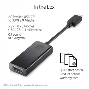 HP 2PC54AA liidesekaardid/adapter HDMI