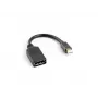 LANBERG DisplayPort kaabel Mini DisplayPort - 0.12m must