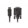 Video kaabli adapter LANBERG DisplayPort (isane) DVI‑D-le (isane), 1 m, must, toetab 1080p