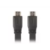LANBERG HDMI-kaabel – M/m V2.0 4k Lame – 1m Must