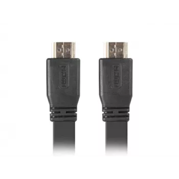 LANBERG HDMI-kaabel – M/m V2.0 4k Lame – 1m Must