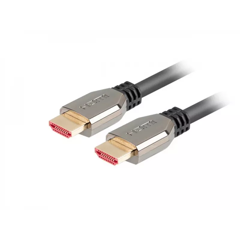 LANBERG HDMI kaabel - M/m v2.1 8k 60hz - 0,5 m Must