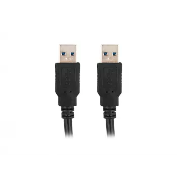 LANBERG USB-kaabel 3.0 USB-A - 1m Must