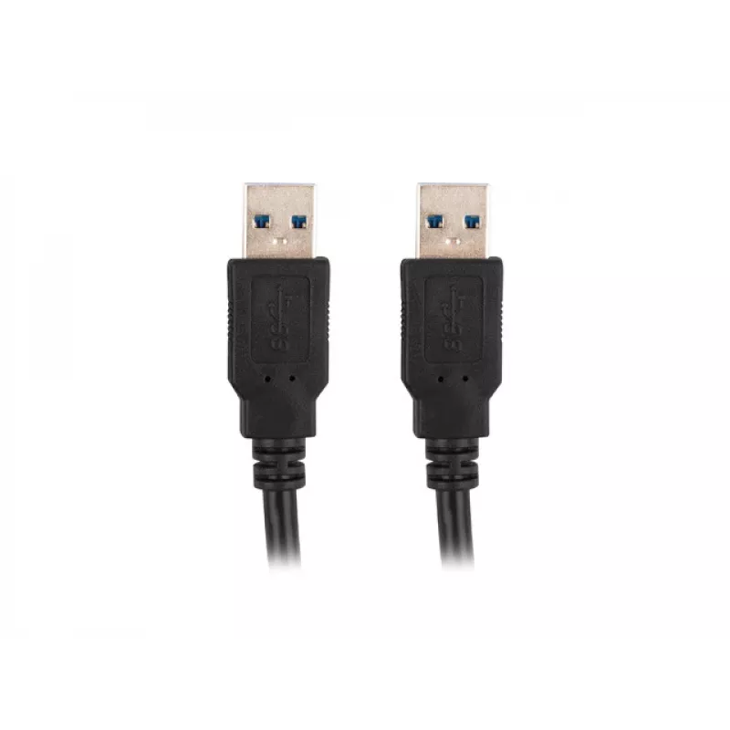 LANBERG USB-kaabel 3.0 USB-A - 1m Must