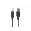 LANBERG USB-a(m)->USB-b(m) 2.0 kaabel 1 m must ferriittuumaga karbis