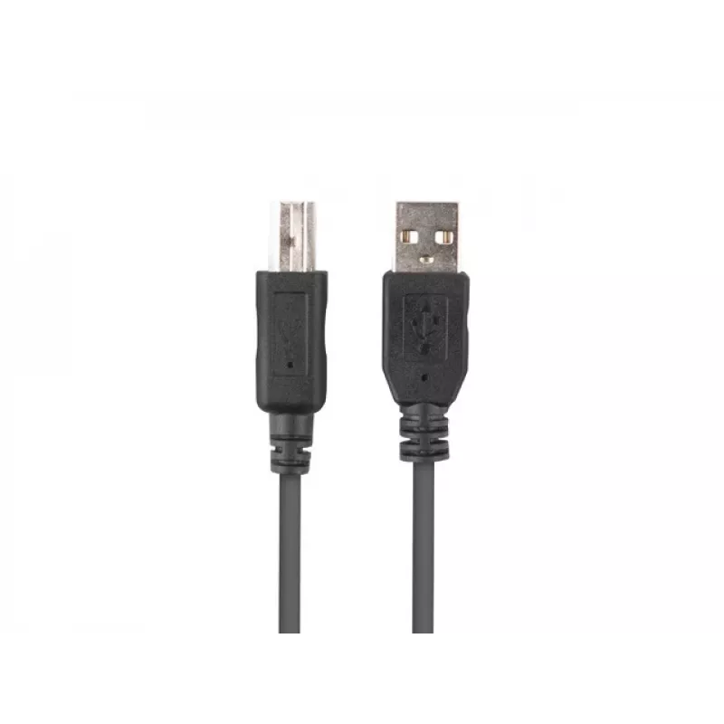 LANBERG USB-a(m)->USB-b(m) 2.0 kaabel 1 m must ferriittuumaga karbis