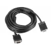 VGA-kaabel LANBERG CA-VGAC-10CC-0050-B, 5 m, isane-isanele, PVC-mantel, ferriithelmeste, must