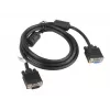 LANBERG VGA-kaabel VGA (D-Sub) 1,8 m must