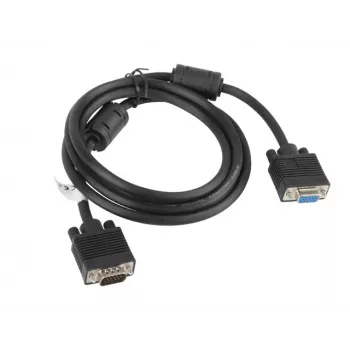 LANBERG VGA-kaabel VGA (D-Sub) 1,8 m must